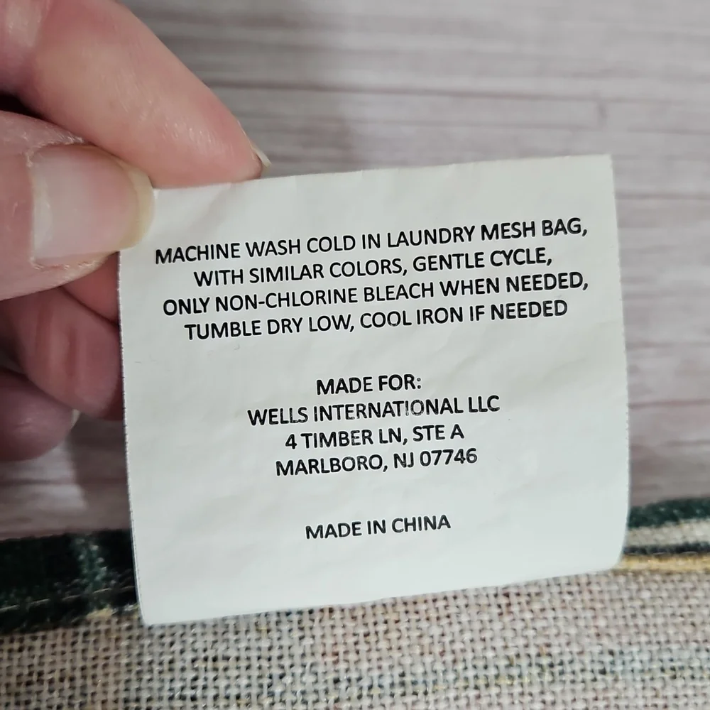 4 Plaid Placemats